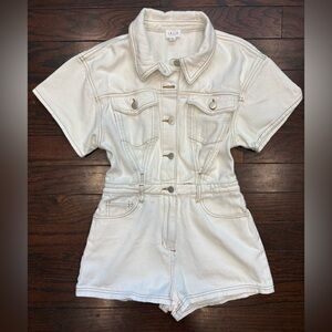 Le Lis Denim Romper
